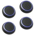 Fosmon (Set of 4) Analog Stick Joystick Controller Performance Thumb Grips for PS4 PS3 Xbox ONE ONE X ONE S 360 Wii U Nintendo Switch Pro (Black and Blue)