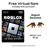 Roblox $25 eGift Card [Digital] + Exclusive Virtual Item