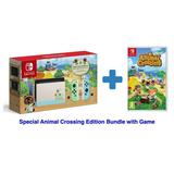 New Nintendo Switch Animal Crossing: New Horizons Edition Bundle with Animal Crossing: New Horizons NS Game Disc - 2020 Best Game!