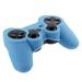 Silicone Rubber Skin Cover Protector Case for Playstation 3 PS3 Controller (Blue)