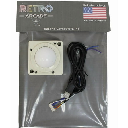 Track Ball 2 inch Arcade Game Trackball for PC or MAC - USB Connector