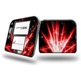 Lightning Red - Decal Style Vinyl Skin fits Nintendo 2DS - 2DS NOT INCLUDED