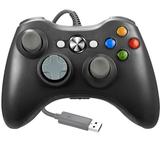 LUXMO Wired Controller for Xbox 360 USB Game Controller Gamepad Joystick with Dual Vibration and Shoulders Buttons for Xbox 360/Xbox 360 Slim/PC Windows 7/8/10