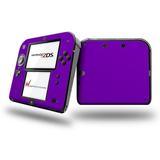 Solids Collection Purple - Decal Style Vinyl Skin fits Nintendo 2DS - 2DS NOT INCLUDED