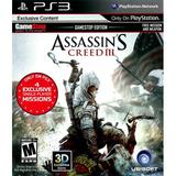 (Pre-Played) Assassin s Creed III Gamestop Edition (Playstation 3)