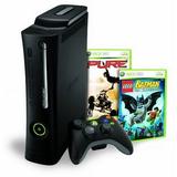 Restored Xbox 360 Elite 120GB Bundle W/ Lego Batman & Pure (Refurbished)