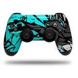 Skin for Sony PS4 Dualshock Controller PlayStation 4 Original Slim and Pro Baja 0040 Neon Teal (CONTROLLER NOT INCLUDED)