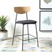 SAFAVIEH Ryker Mid-Century 26-inch Counter Stool - 20.3" W x 20" L x 39" H