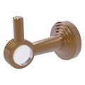 Pacific Beach Collection Robe Hook with Groovy Accents in Brushed Bronze