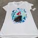 Disney Tops | Nwt Women’s Disney’s Little Mermaid T-Shirt Size S | Color: Blue/White | Size: S