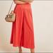 Anthropologie Pants & Jumpsuits | Anthropologie Wide-Leg Cullottes, Coral Size 6 | Color: White | Size: 6