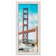 5x48 In Frame White Picture Frame - Complete Modern Photo Frame Includes UV Acrylic Shatter Guard