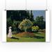 Woman in a Garden - Masterpiece Classic - Artist: Claude Monet c. 1867 (24x36 Giclee Gallery Print Wall Decor Travel Poster)