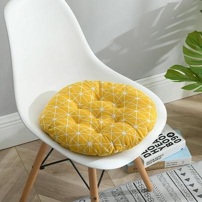 Round Seat Cushion Chair Pads Mat, Dining Chair Padded Seat Covers