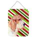 Petit Basset Griffon Vendeen Candy Cane Christmas Wall or Door Hanging Prints