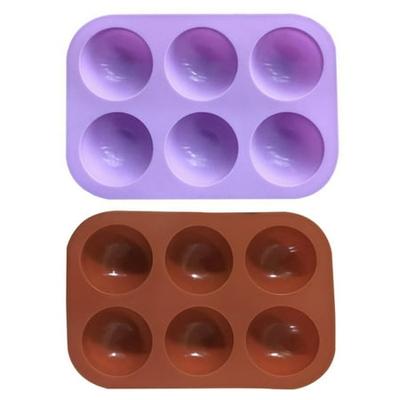 Silicone Cake Bakeware 6-hole Flower Shaped Silicone Mold DIY Baking Pastry Tool 