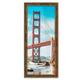 7x41 Frame Gold Picture Frame - Complete Modern Photo Frame Includes UV Acrylic Shatter Guard