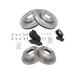 2008-2014 Dodge Avenger Front and Rear Brake Pad and Rotor Kit - TRQ