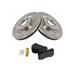 2008-2017 Dodge Challenger Front Brake Pad and Rotor Kit - TRQ BKA10798