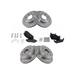 2004 Ford F150 Front and Rear Brake Pad and Rotor Kit - TRQ BKA11927