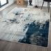 Luxe Weavers Olimpia Collection 6623 Ivory 8x10 Modern Abstract Area Rug - 6623 Ivory 8x10