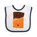 Inktastic Chocolate Candy Bar Costume Boys or Girls Baby Bib