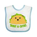 Inktastic Taco Bout a Cutie Cute Taco Pun Boys or Girls Baby Bib