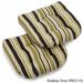 Blazing Needles 19-inch Rounded Back Indoor/Outdoor Chair Cushions (Set of 2) - 19 x 19 Eastbay Onyx