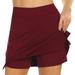 Women S Sports Short Skirt Lightweight Quick-Drying Shorts Breathable Running Tennis Golf Training Skirt With Pockets