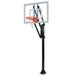 Vector II-BP Steel-Acrylic In Ground Adjustable Basketball System Royal Blue