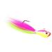 GOT-CHA FBLE38-10 Got-Cha Round head flat back Live Eye jig 3/8oz Chartreuse 5 pack