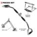 Fitness Maniac 3-Piece tricep pull down cable attachment machine attachments for gym exercise handle triceps tricept accessories home men bar pushdown workout