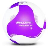 Millenti SB0405PP Reverse Bend-It Match Ball Purple Soccer Ball