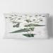 Designart 'Vintage Plant Life XXII' Traditional Printed Throw Pillow