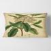 Designart 'Vintage Plant Life I' Traditional Printed Throw Pillow