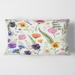 Designart 'Wildflowers Floral Pattern I' Traditional Printed Throw Pillow