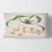 Designart 'Vintage Blossoming Flower I' Traditional Printed Throw Pillow