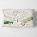 Designart 'Vintage Botanicals XVI' Farmhouse Printed Throw Pillow