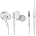 OEM InEar Earbuds Stereo Headphones for Lenovo S5 Pro GT Plus Cable - Designed by AKG - with Microphone and Volume Buttons (White)