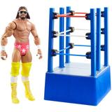 WWE WrestleMania Moments â€œMacho Manâ€� Randy Savage 6-inch/15.24 cm Action Figure and Ring Cart