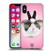 Head Case Designs Funny Animals Pretty Bunny In Sunglasses Soft Gel Case Compatible with Apple iPhone X / iPhone XS