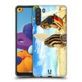 Head Case Designs Funny Animals Chipmunk Surf Buddies Soft Gel Case Compatible with Samsung Galaxy A21 (2020)