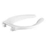 KOHLER K-4731-C-0 Toilet Seat, Without Cover, polypropylene, Elongated, White