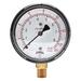 WINTERS PLP300 Pressure Gauge, 0 to 15 in wc, 1/4 in MNPT, Black