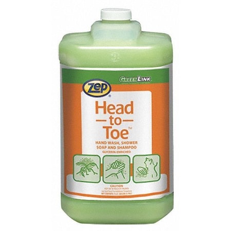 ZEP 097524 Body Wash/Soap/Sham Combo,GRN,1 gal,PK4