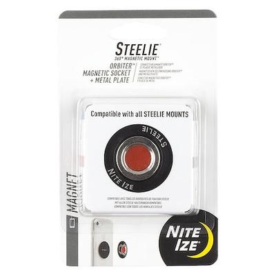 NITE IZE STO-01-R7 Cell Phone Car Mount Kit,Black/Silver