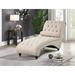 Lark Manor™ Aniqah Chaise Lounge Polyester/Wood in Brown | 37 H x 28 W x 67 D in | Wayfair 4B679585B5924840956F3010E85948EC