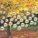 The Holiday Aisle® Halloween Lawn Decorations Hanging Skulls set of 36 Plastic | 11 H x 10 W x 1 D in | Wayfair 5A1514DF5A3346F296FB034E2AB7A0AE