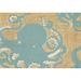 "Liora Manne Frontporch Octopus Indoor/Outdoor Rug Aqua 30""x48"" - Trans Ocean FTP34143204"