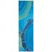 "Liora Manne Visions IV Cirque Indoor/Outdoor Rug Caribe 27""x8' - Trans Ocean VGHR8430204"